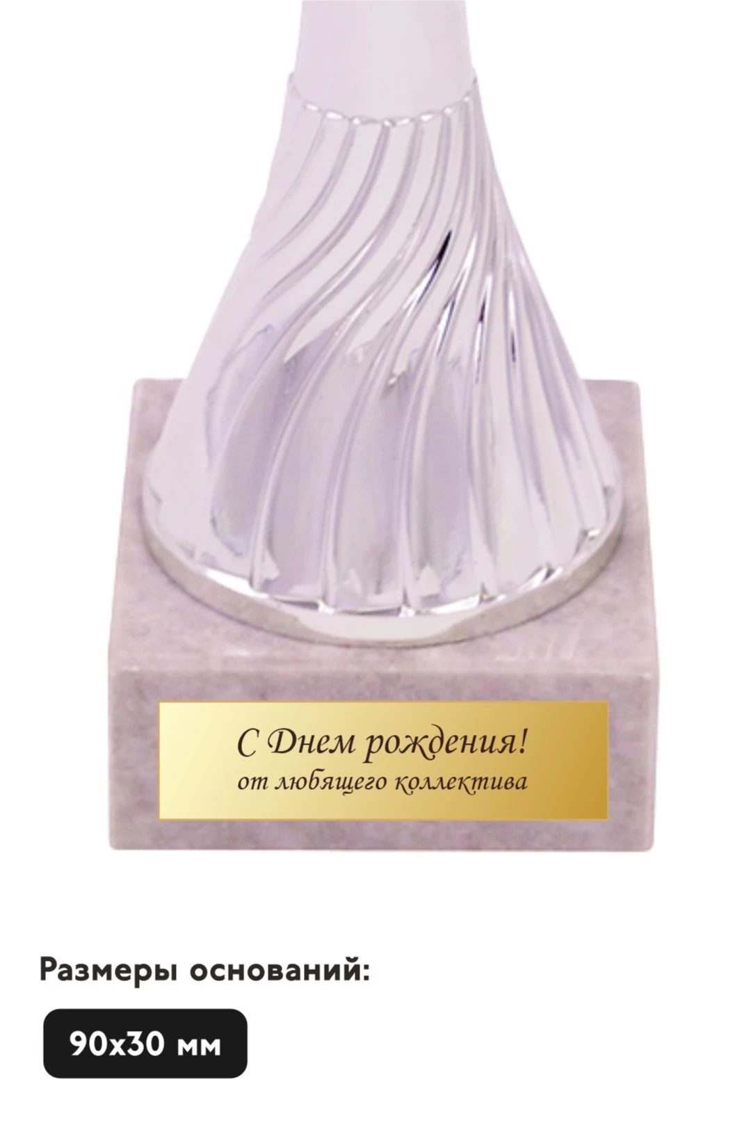 Шильд прямоугольный 75х20 мм#2