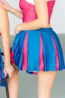 Купить юбку Дени с шортами "Sea wave"