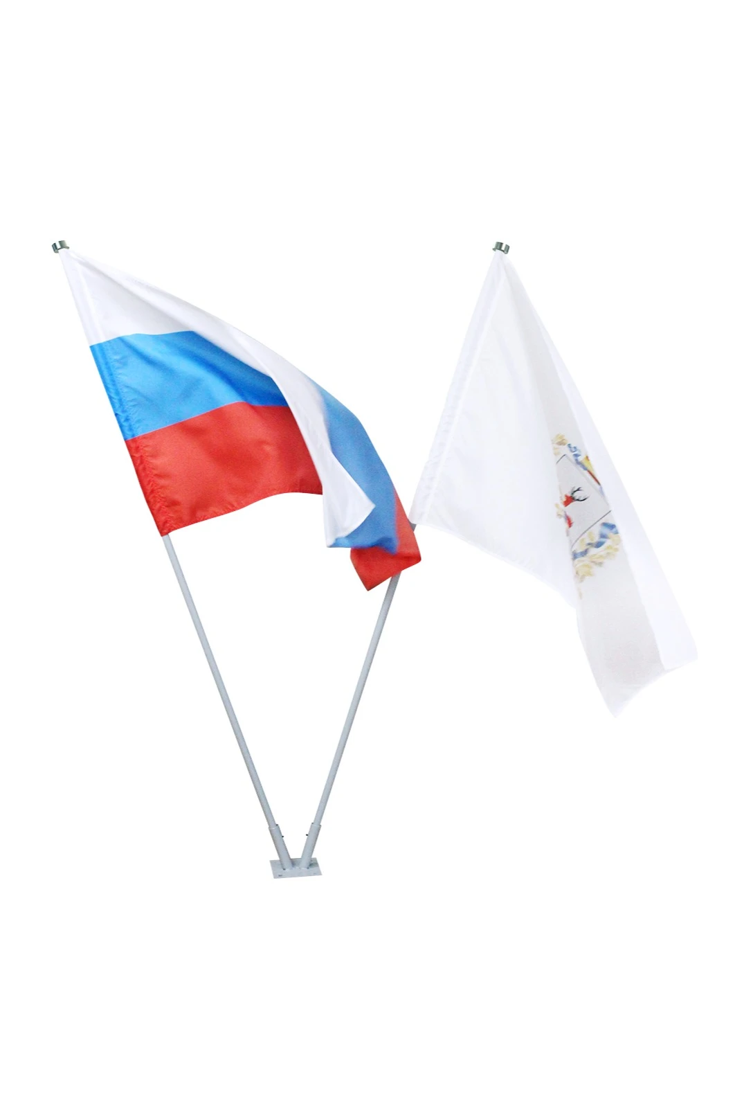 Кронштейн козырьковый на 2 штока с алюминиевыми древками 2 м#4