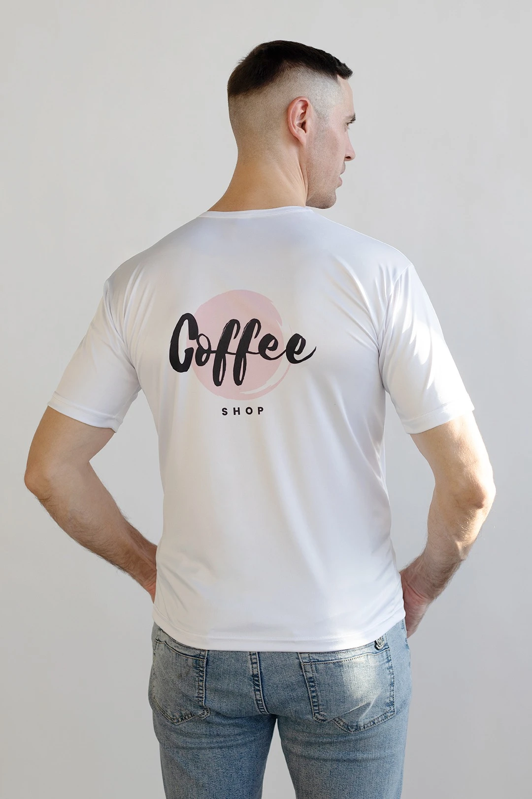 Футболка Астер из примы унисекс, однотонная "Coffee"#3