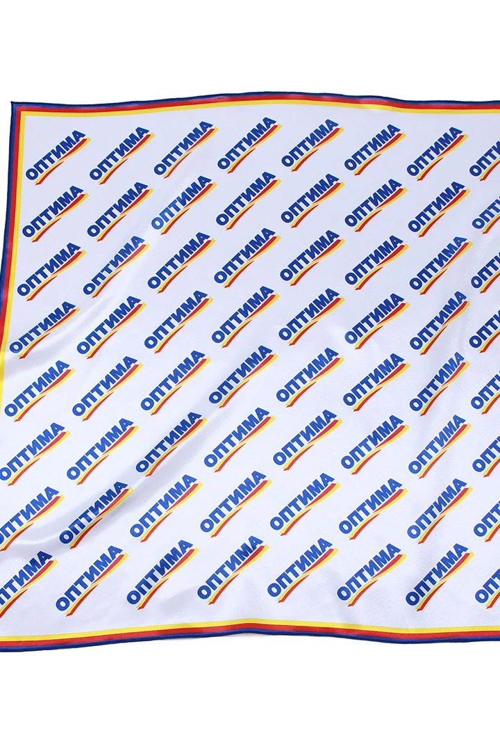 Платок Шанель 60х60 см, с полной запечаткой "OPTIMA"#1