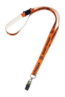 Лента для бейджа блекаут ширина 1,5 см, с клипсой и замком безопасного разрыва, с печатью#1 Лента для бейджа блекаут ширина 1,5 см, с клипсой и замком безопасного разрыва, с печатью#1