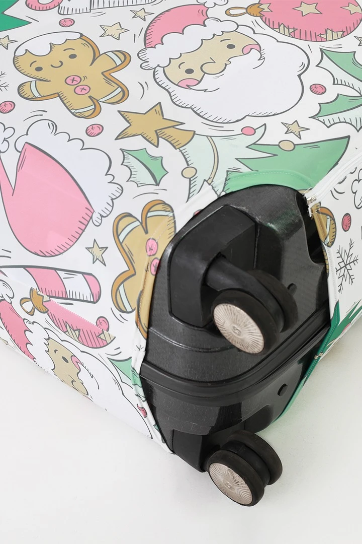 Чехол для чемодана размер L "New Year's Set"#4