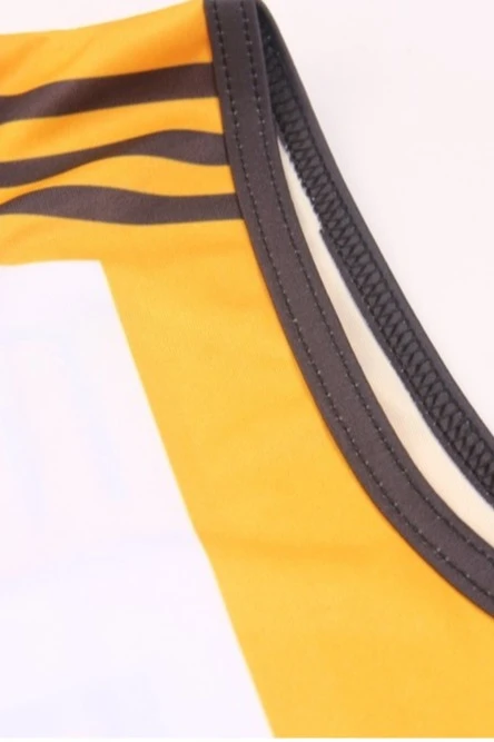 Баскетбольная форма Рассел детская с полной запечаткой "Orange"#2