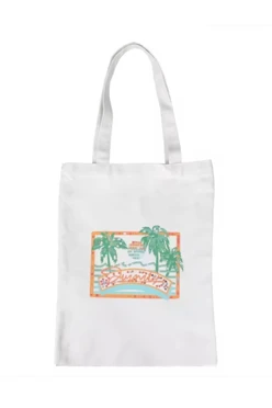Сумка Лайт из габардина 35х45 см, печать с одной стороны "Пальма"