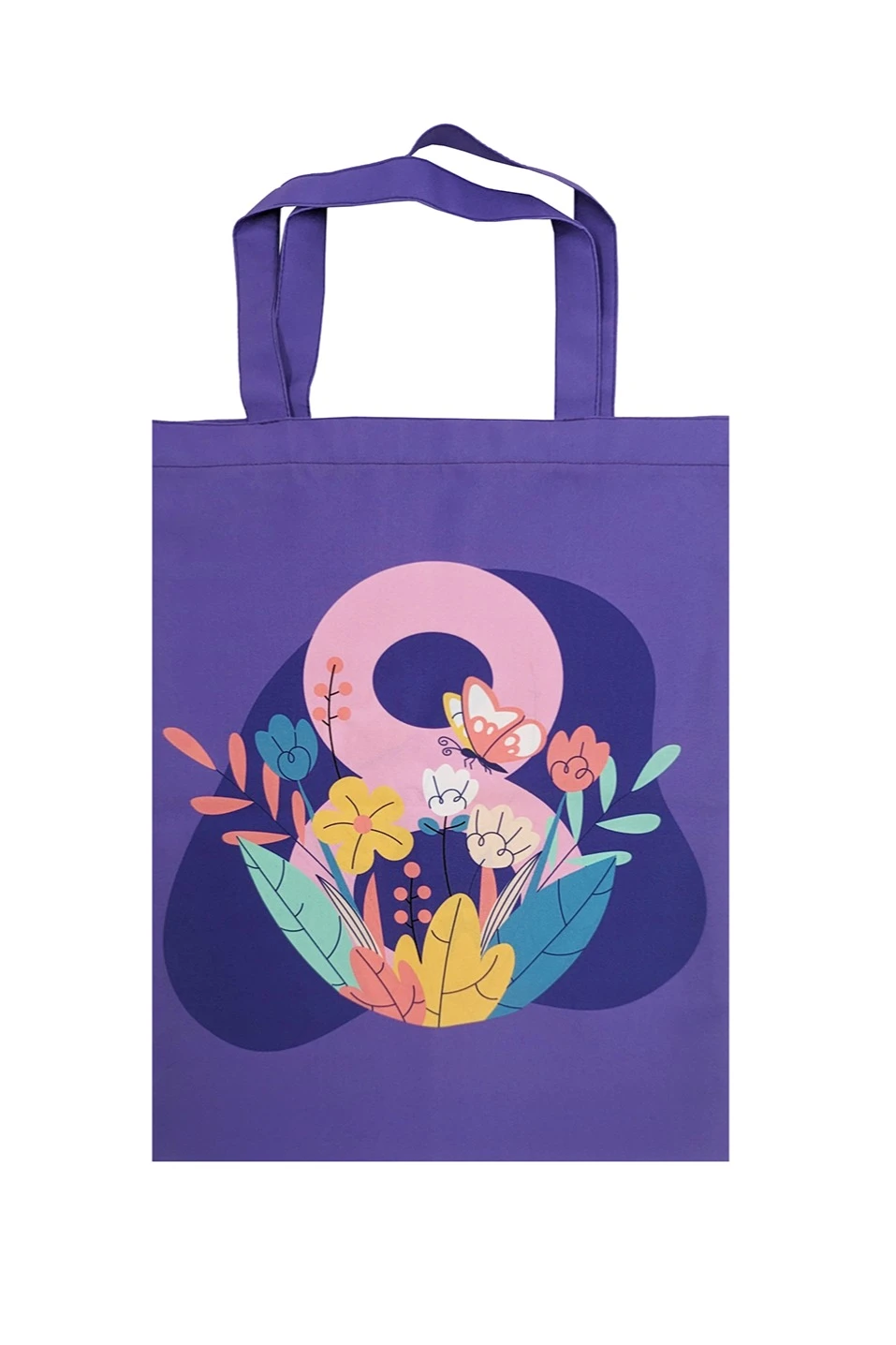 Сумка Лайт из габардина 35х45 см, с печатью