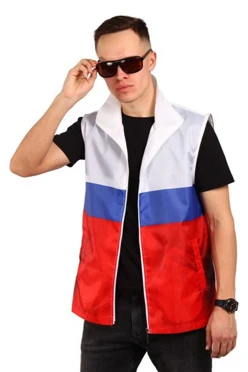 Купить жилет Брендон взрослый "Russia"