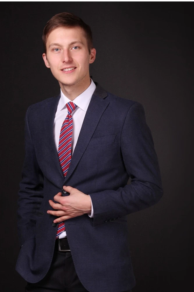 Галстук Райт на фурнитуре мужской, с полной запечаткой#1