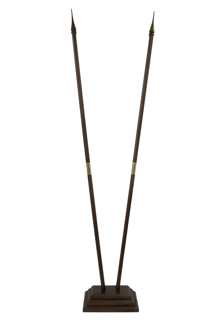 Арендовать подставку деревянную с основанием Пирамида (бук темный) 2 штока 2,2 м