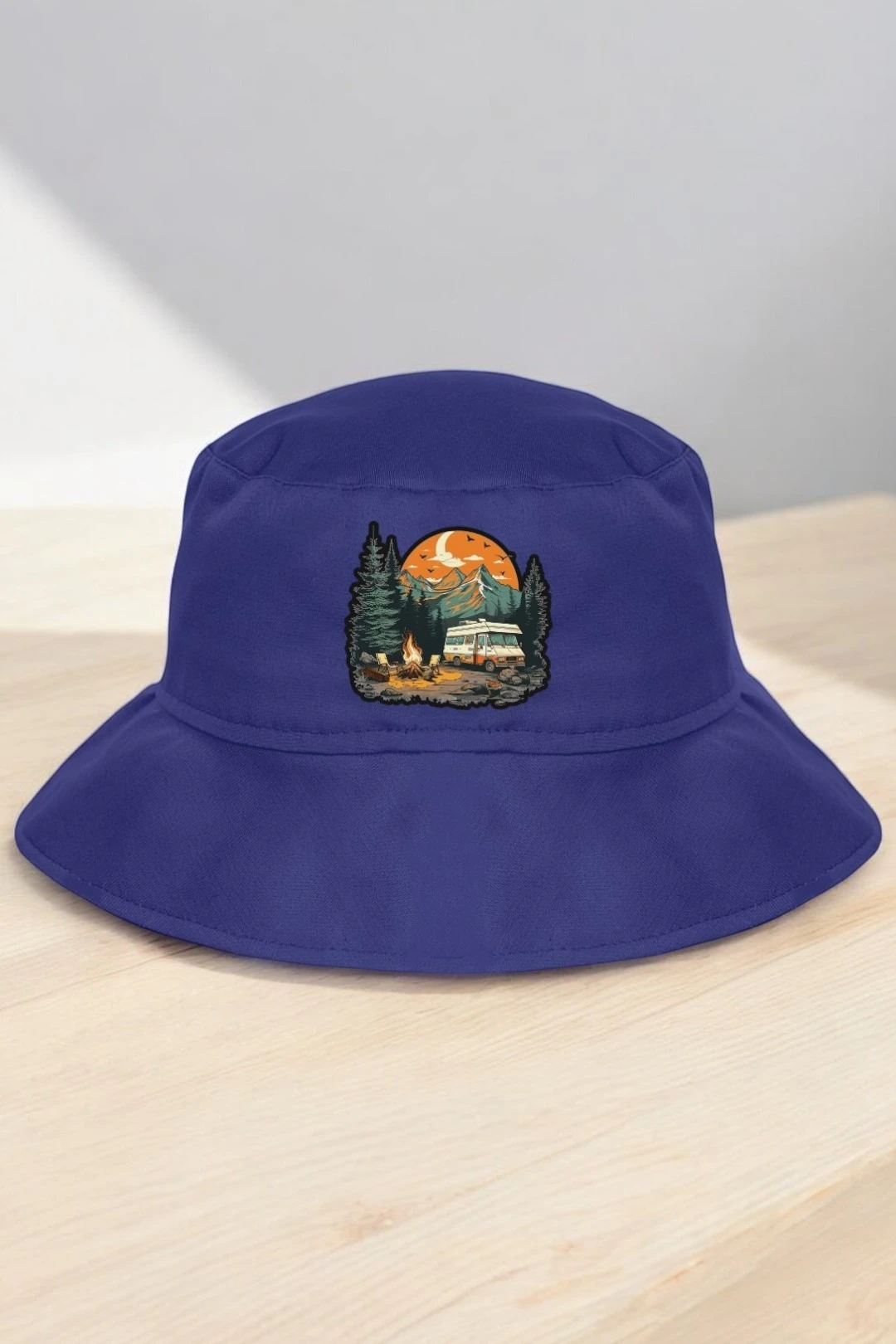 Купить панаму Мальта из греты с узкими полями, однотонная "Picnic"