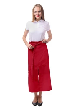 Купить фартук Бармен красный