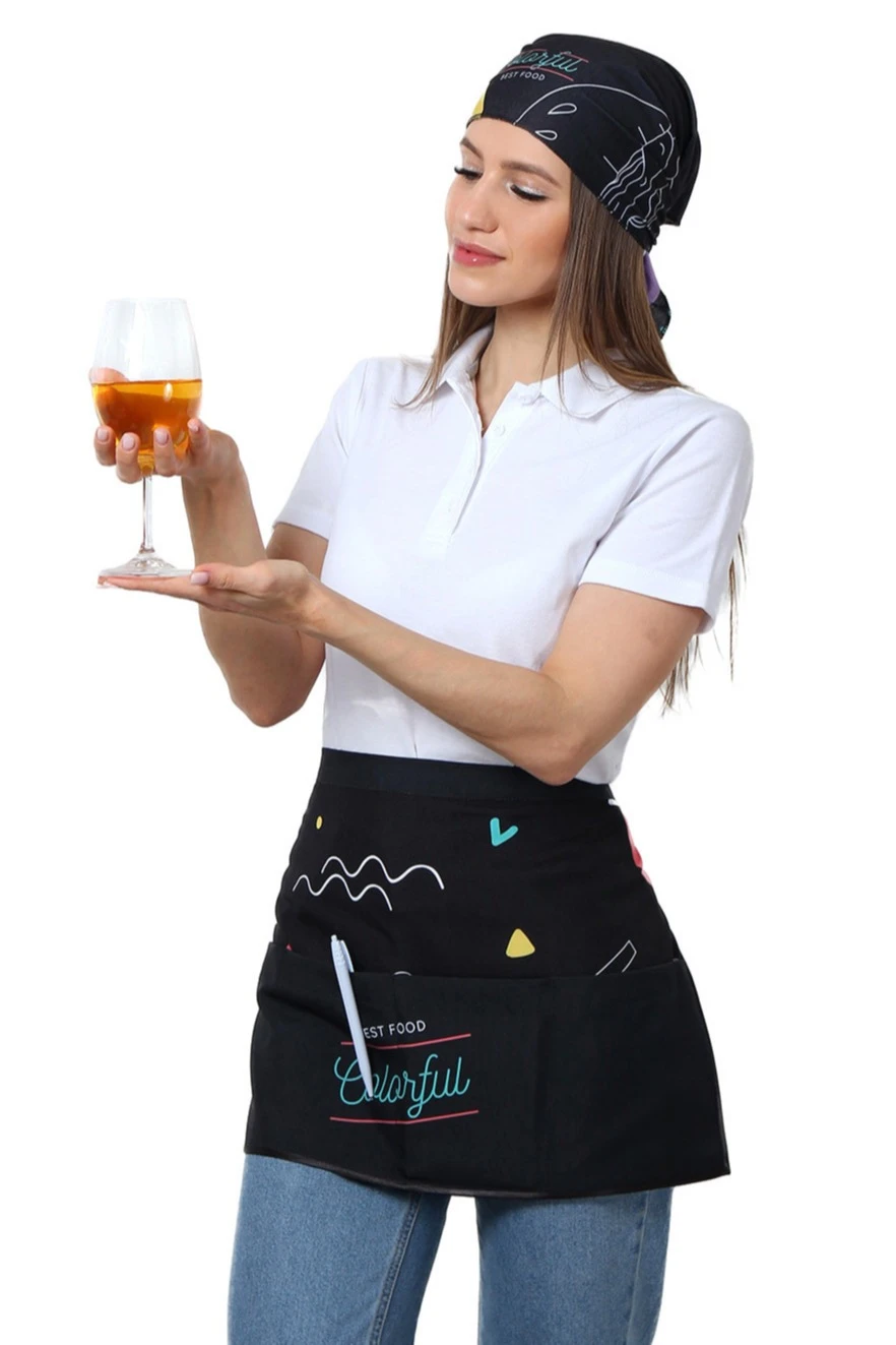 Передник Милан из габардина с полной запечаткой#1