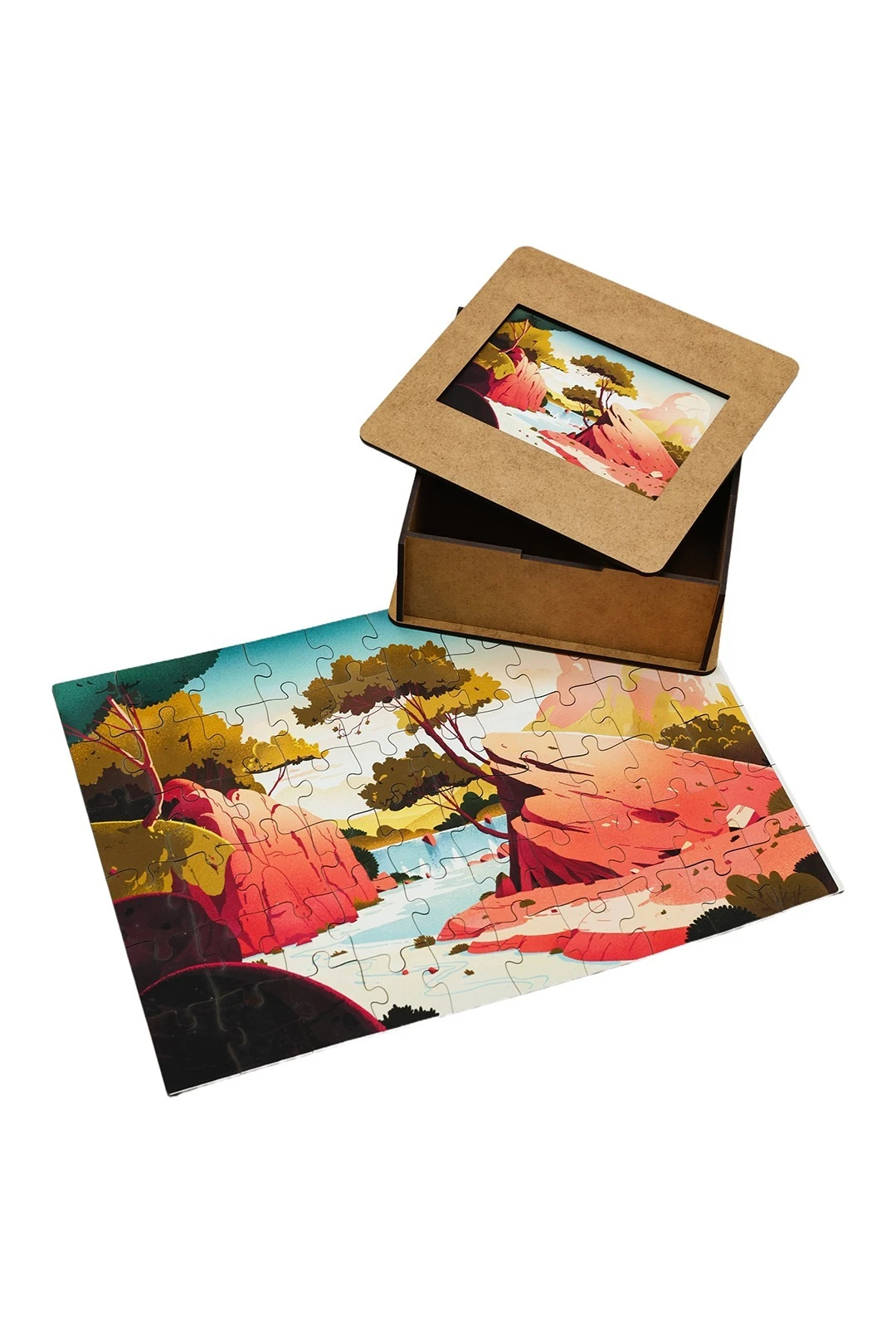 Купить пазл деревянный с нанесением, А4 (60 элементов) Купить пазл деревянный с нанесением, А4 (60 элементов)