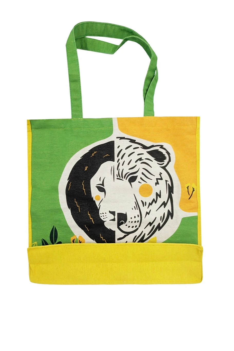 Сумка Киндо из двунитки 40х40х10 см, с печатью#3