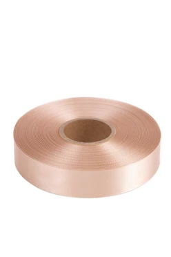 Купить ленту сaтин шириной 25 мм, однотонную бежевую