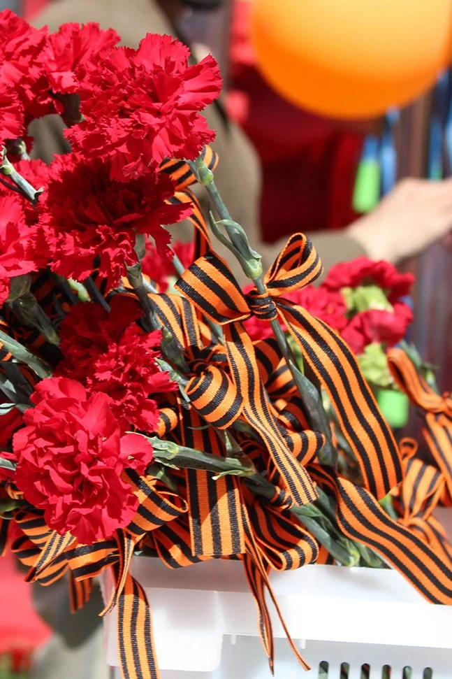 Лента георгиевская в рулоне 50 метров, ширина 2,4 см#3