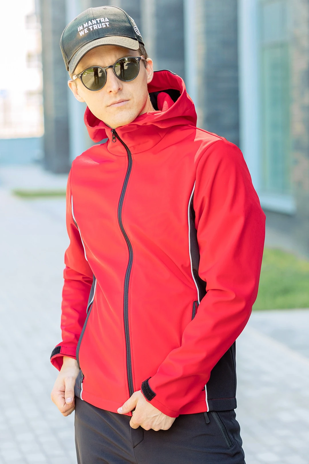 Ветровка Джаспер из софтшелла унисекс, однотонная#4