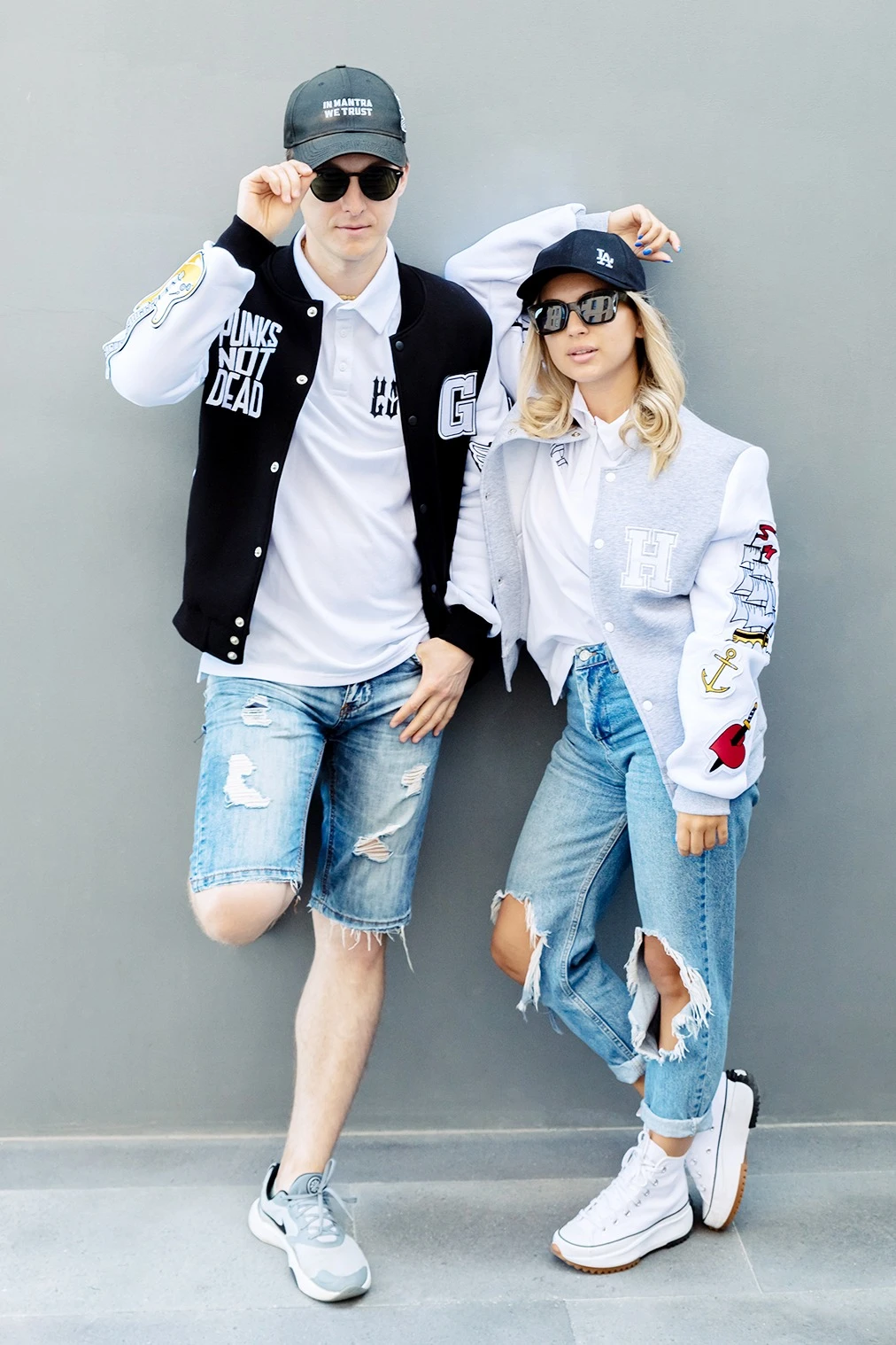 Бомбер Стайл из футера унисекс, однотонный#6