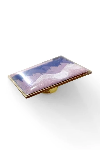 Значок заливной Квадрат 25х25 мм, с печатью#4 Значок заливной Квадрат 25х25 мм, с печатью#4