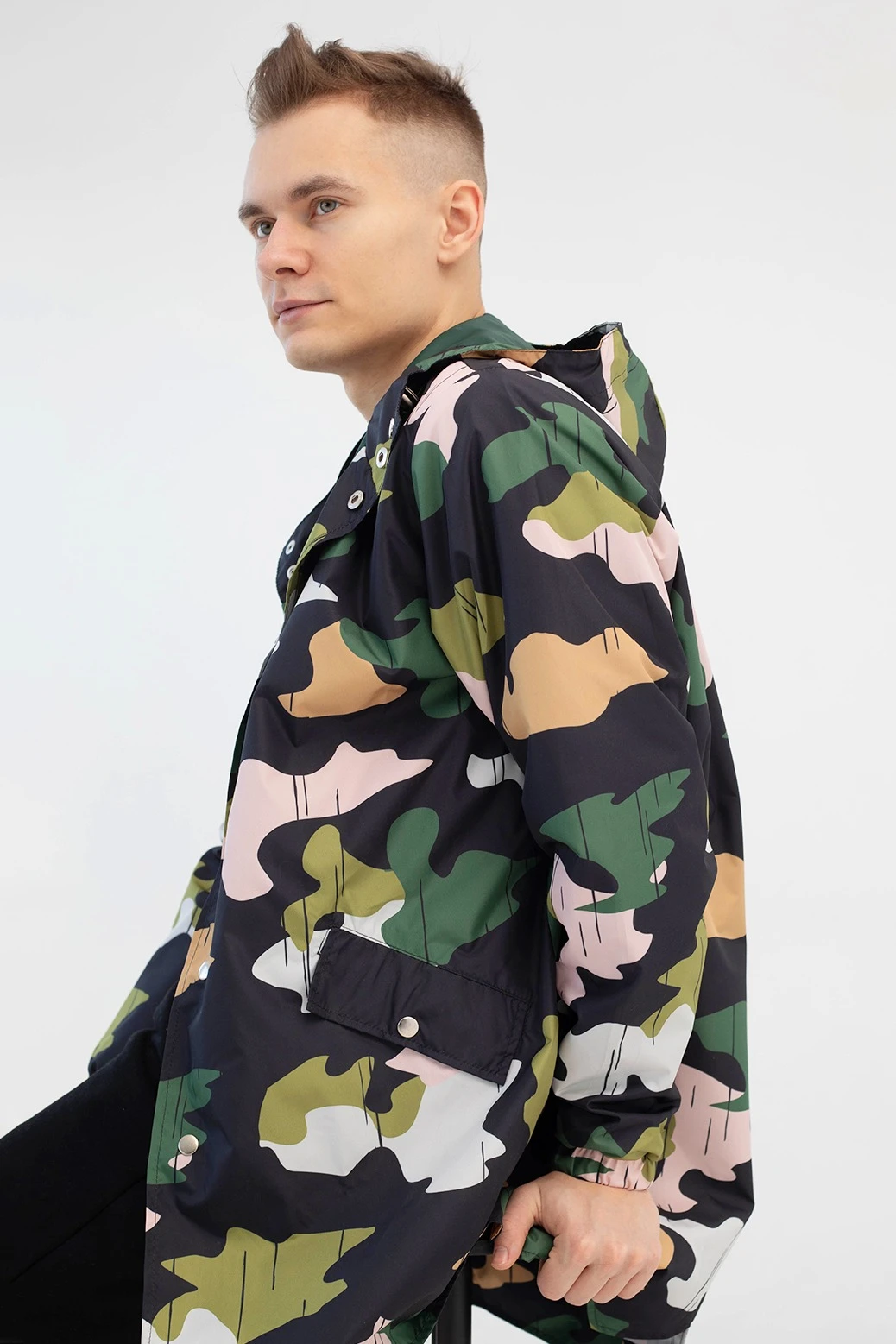 Ветровка Энерджи унисекс с полной запечаткой "Military Go"#1 Ветровка Энерджи унисекс с полной запечаткой "Military Go"#1