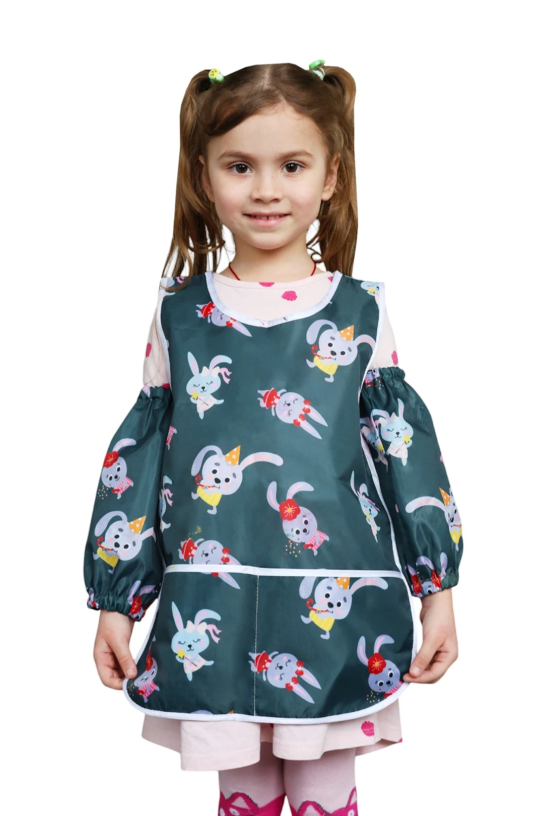 Купить фартук Снуппи 38х62 см с нарукавниками детский с полной запечаткой