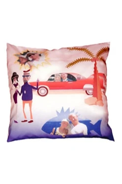 Купить подушку 35х35 см, с принтом "Funny photos"