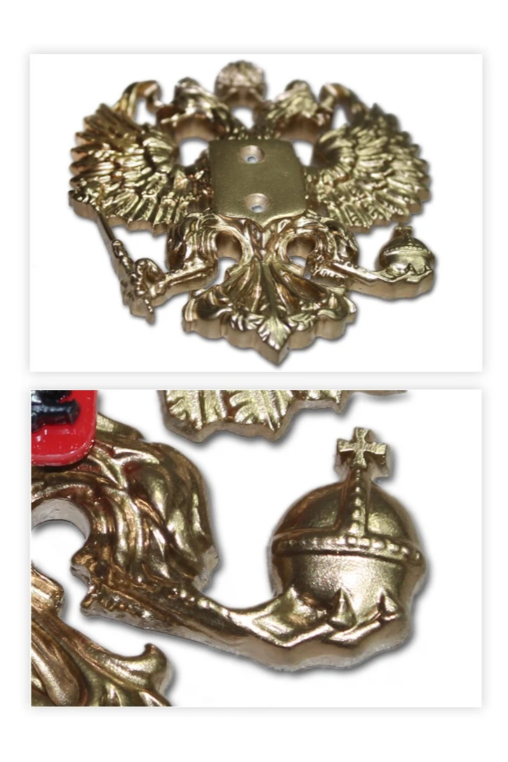 Купить Гербового орла РФ размер 12х14 см краска