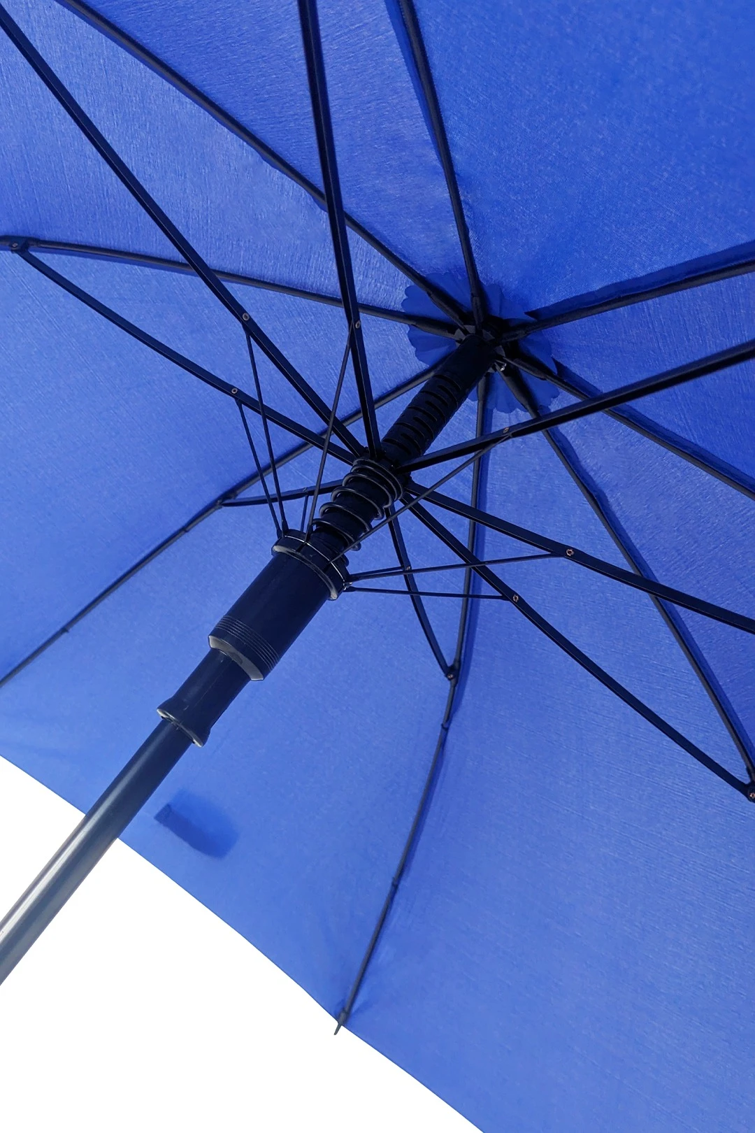 Купить зонт-трость Марк с пластиковой ручкой однослойный, однотонный синий