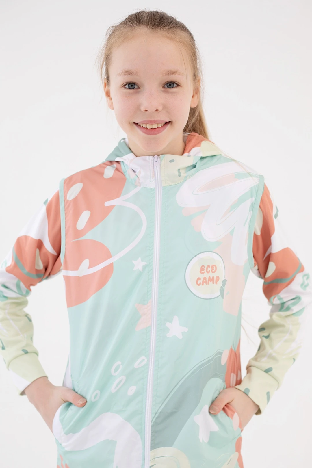 Жилет Брендон без подклада детский, с полной запечаткой#1