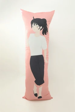 Купить подушку из полиэстера 50х150 см, с принтом "Mangaka"