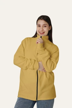 Купить толстовку Каспер флисовую унисекс, однотонная бежевую