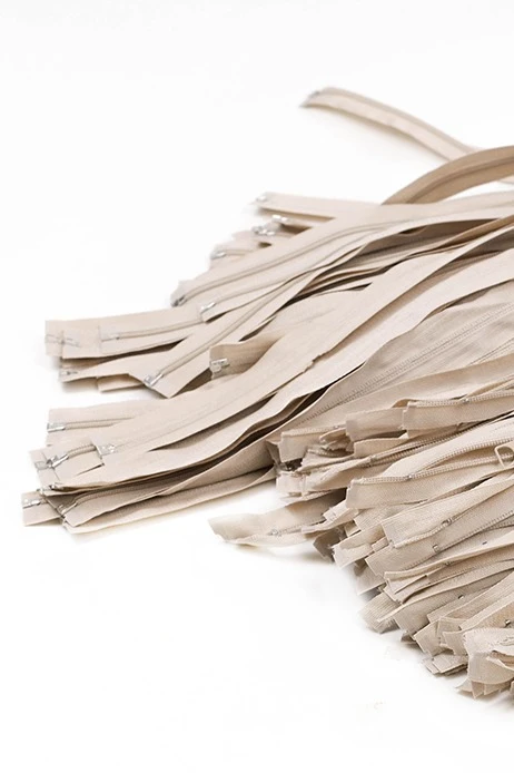 Молния спиральная разъемная 40 см, тип 5, бежевая#1