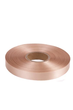 Купить ленту сaтин шириной 15 мм, однотонную бежевую