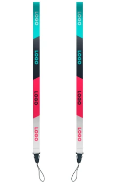 Купить ленту для бейджа репс ширина 2 см, с фастексом, с печатью "Logo 3"