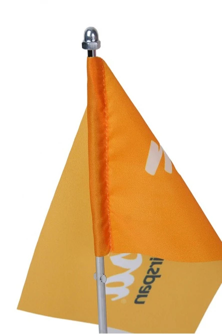 Флагшток настольный (хром, сталь) 1 шток с короткой спицей#2 Флагшток настольный (хром, сталь) 1 шток с короткой спицей#2