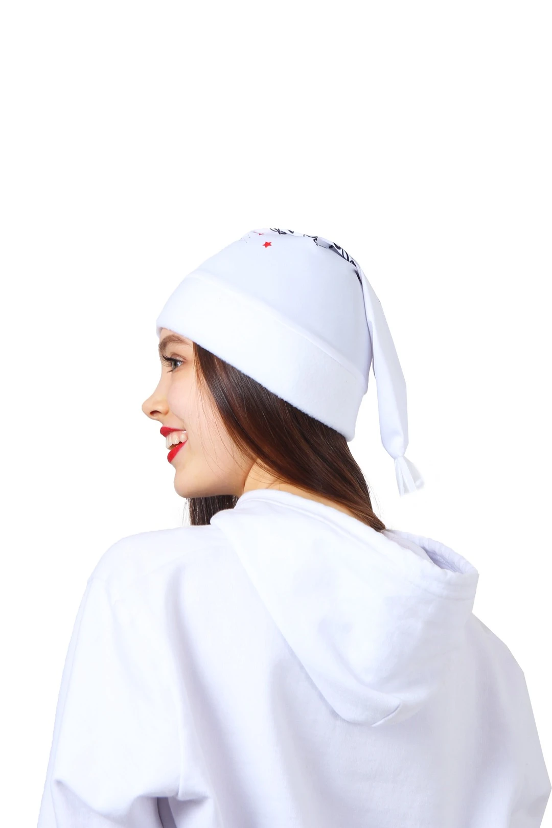 Колпак Новогодний с принтом "Merry Christmas"#2