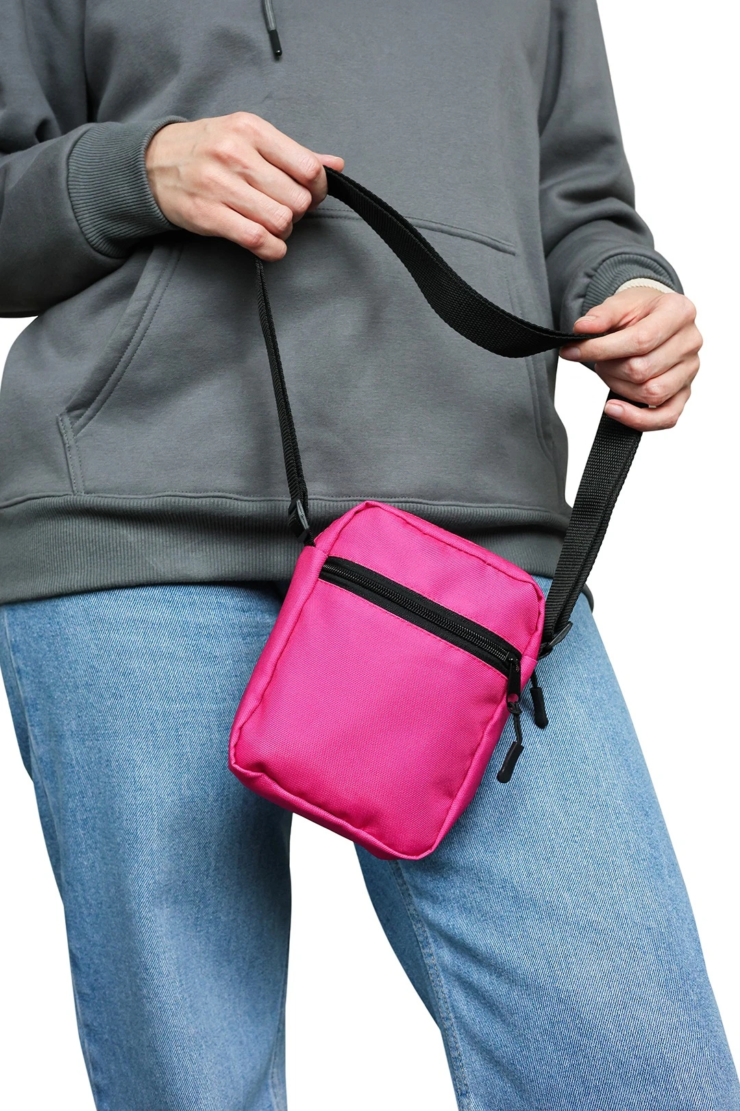 Сумка-мессенджер Ризе, с полной запечаткой "Fuchsia"#5