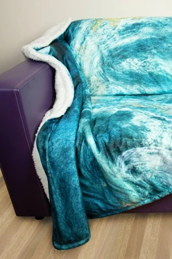 Купить плед Слипи флисовый 140х200 см (двухслойный), с принтом "Morena"