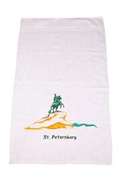 Купить полотенце махровое 50х90 см с вышивкой "St. Petersburg"