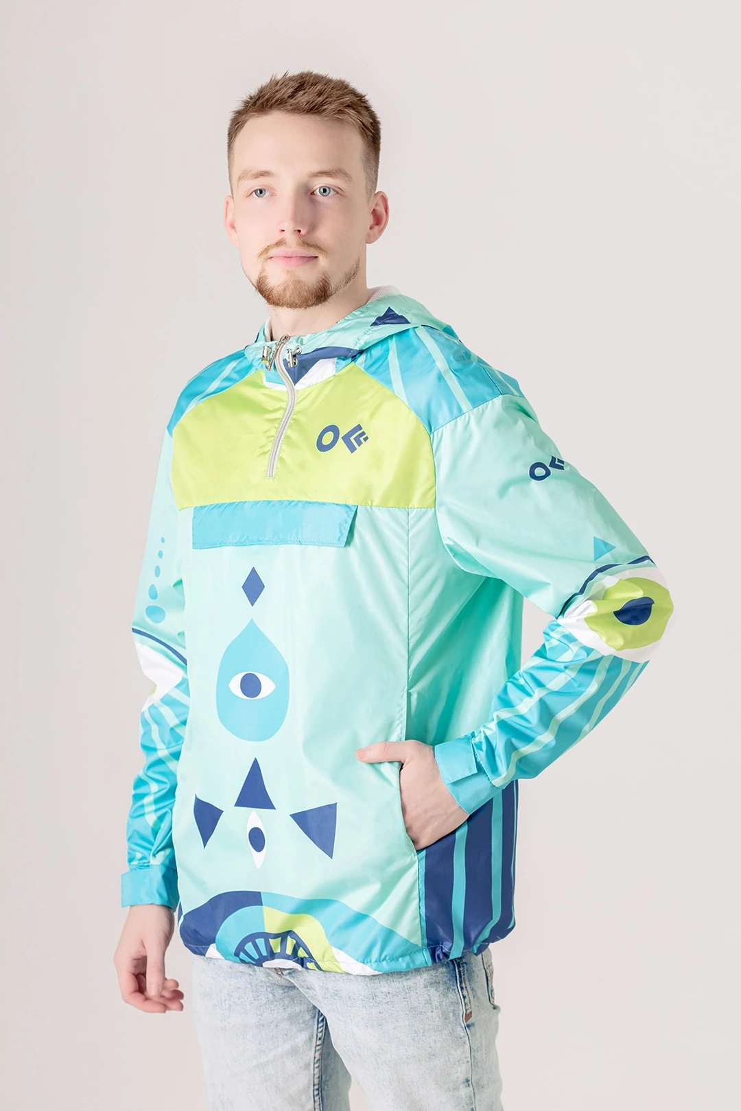 Анорак Рэйбел унисекс с полной запечаткой#2