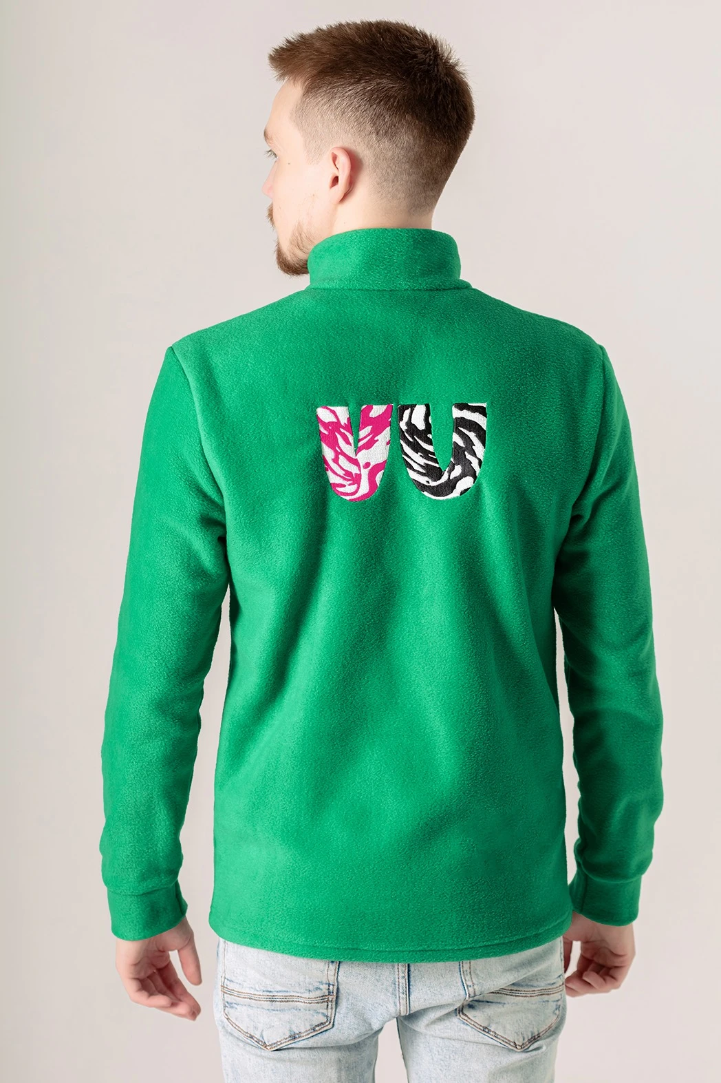 Толстовка Саймон флисовая унисекс, однотонная "UU"#3