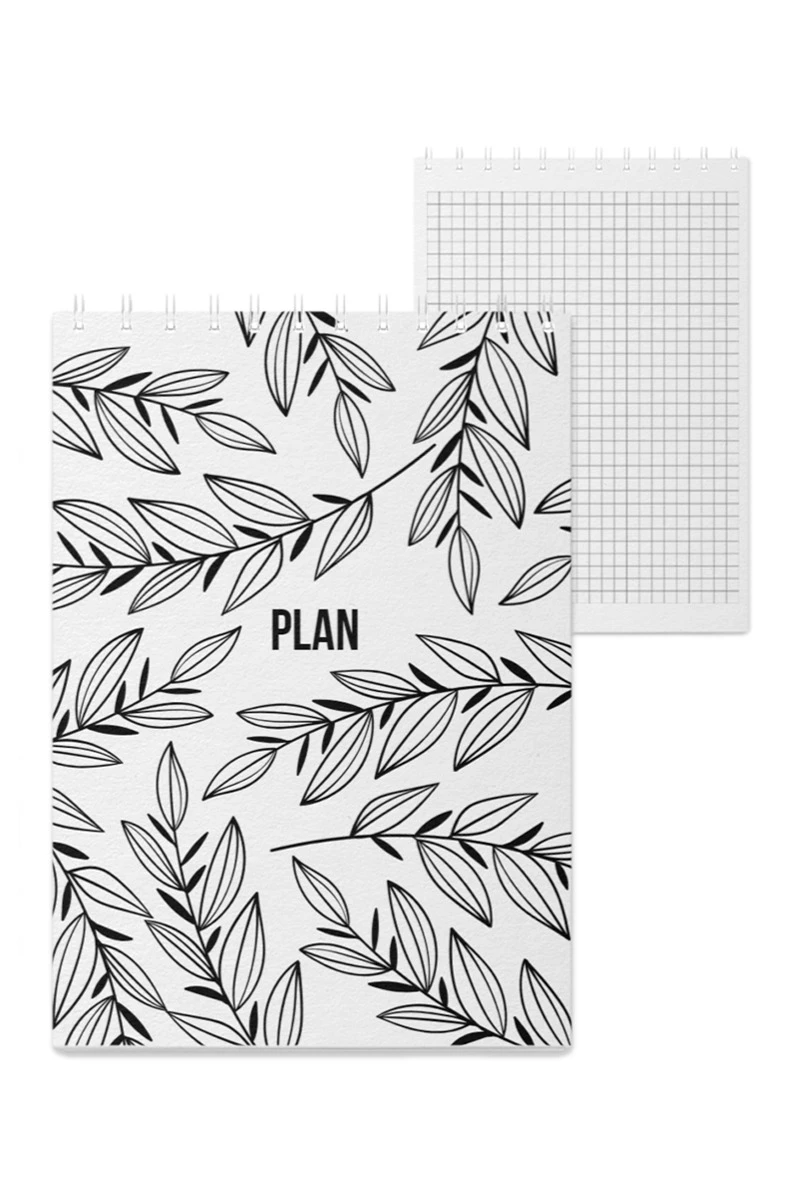 Блокнот фирменный А6 на пружине 40 листов#4