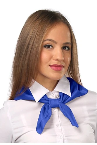 Купить платок Фантазия 60х60 см синий