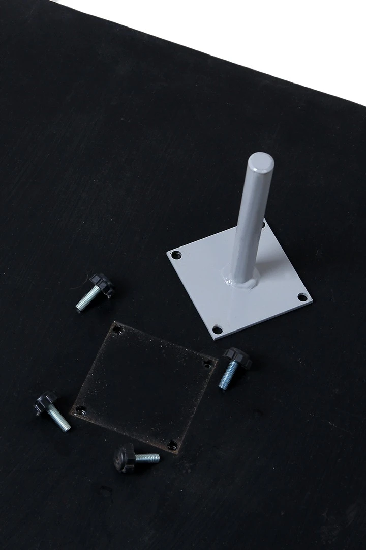 Основание Квадрат 52х52 см из резины разборный для трубы d 20 мм#7