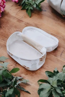 Косметичка Фрезия 20х10х11 см, с полной запечаткой#1 Косметичка Фрезия 20х10х11 см, с полной запечаткой#1