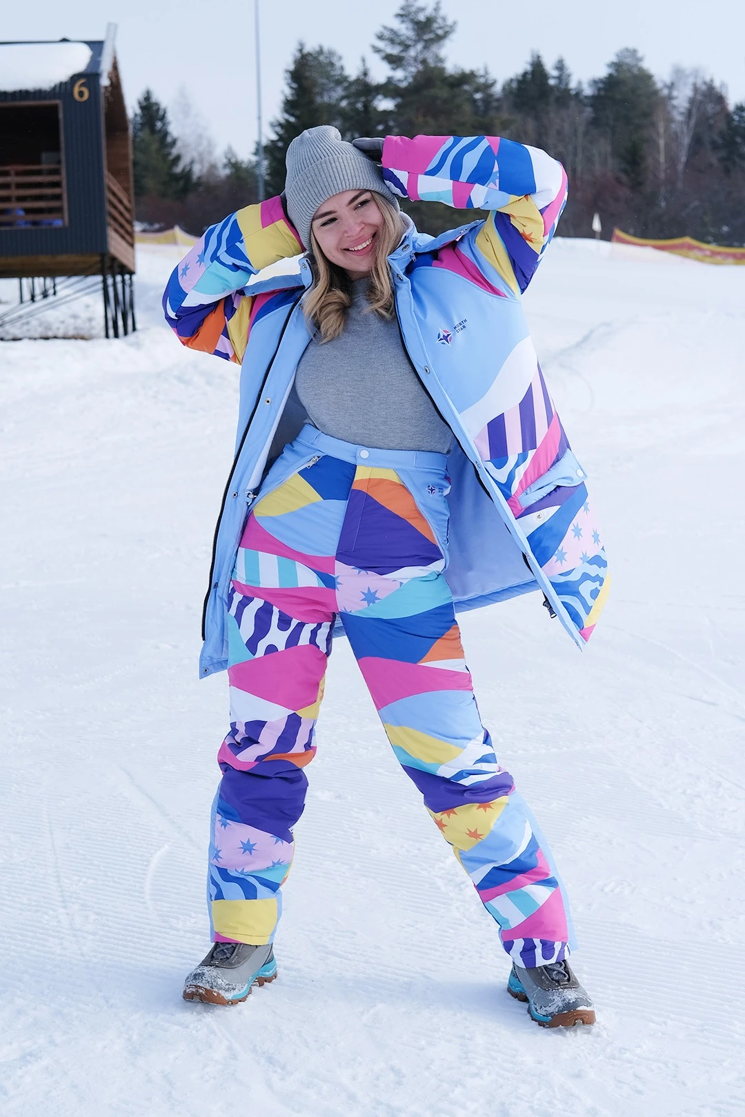 Костюм Гонг на синтепоне унисекс, с полной запечаткой "Nort star"#8