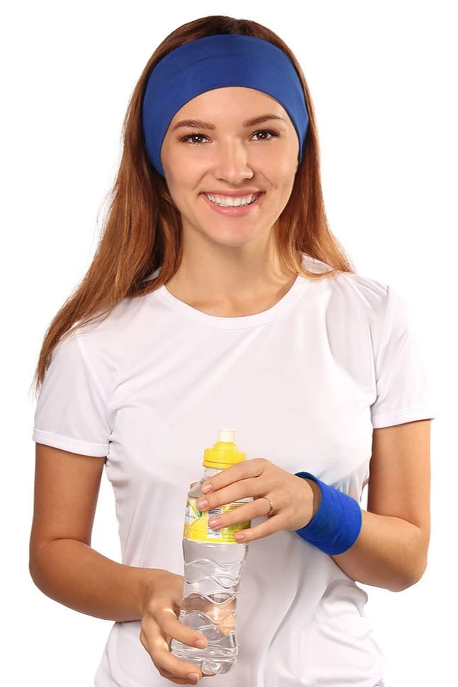 Повязка трикотажная двухслойная взрослая, однотонная#4 Повязка трикотажная двухслойная взрослая, однотонная#4