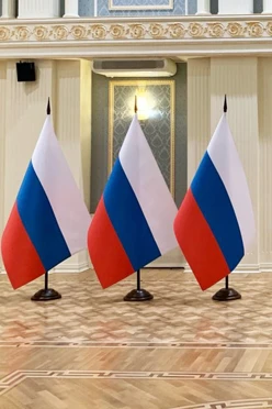 Флаг фирменный 120х180 см, объемный с прослойкой из пленки#1