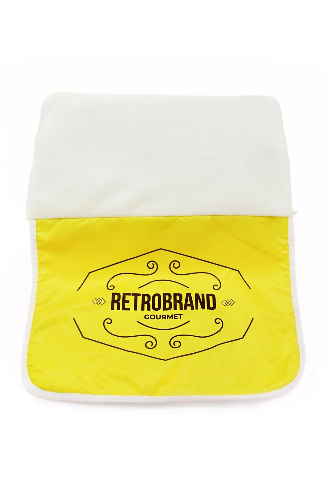 Плед Компакт (со вставкой из оксфорда) флисовый 155х170 см, однотонный#3