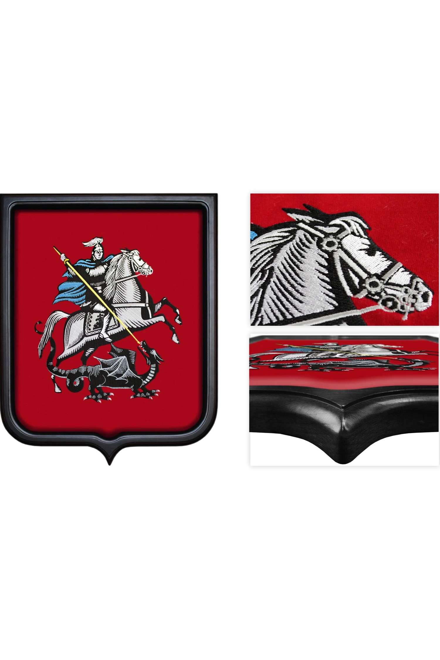 Купить Герб Москвы размер 35х43 см вышитый